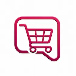 Icono de WooCommerce para tiendas online en WordPress.